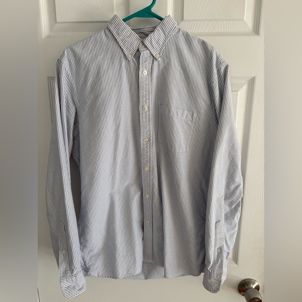 Brooks Brothers Light Blue University Stripe Oxford Shirt